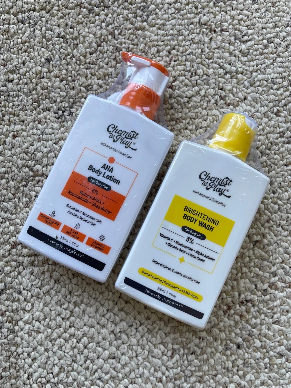 Kids Brightening Body Wash & AHA Body Lotion